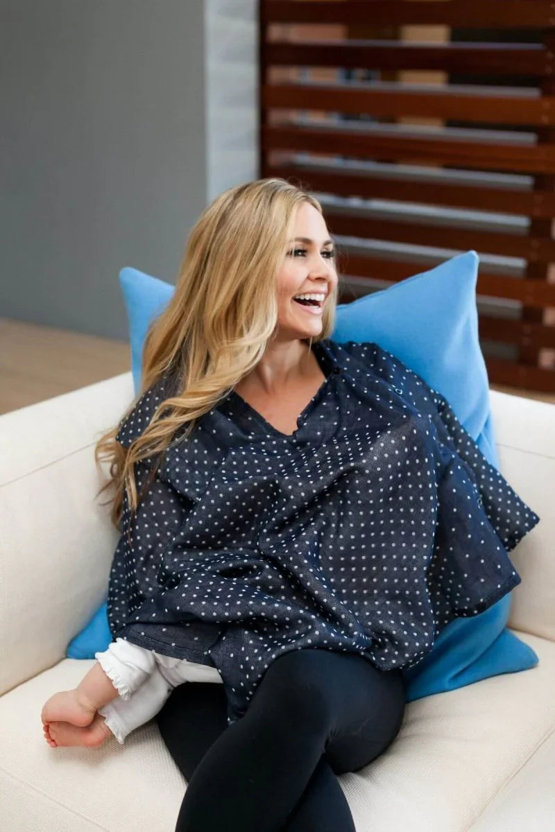 Simple Wishes The Haven 100% Cotton 7-in-1 Nursing Cover