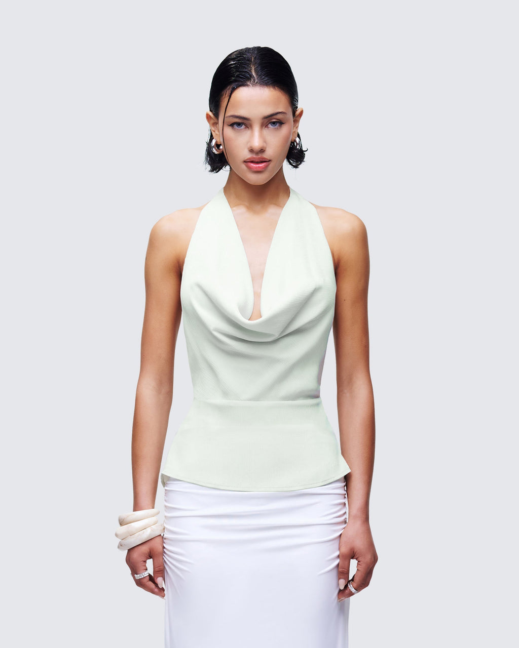 Finesse Alexis Cowl Neck Top