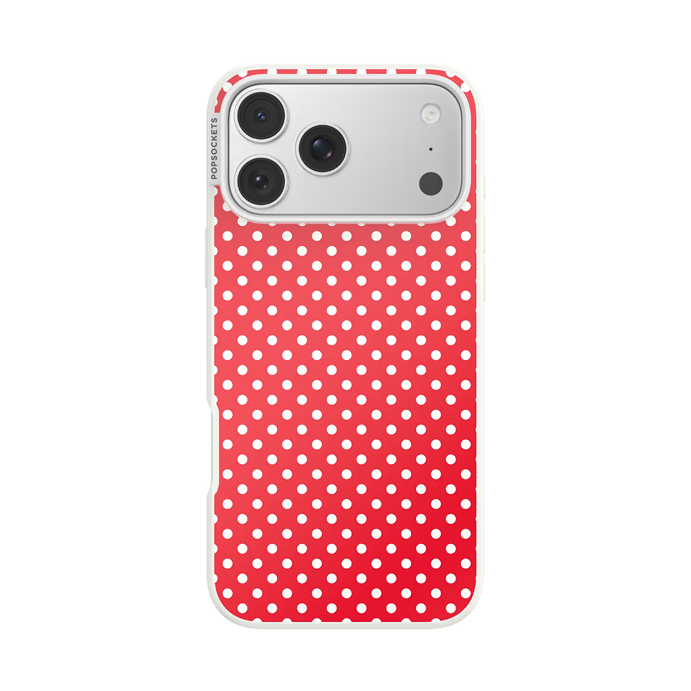 PopSockets Cherry Red Polka Dot - MagSafe Case