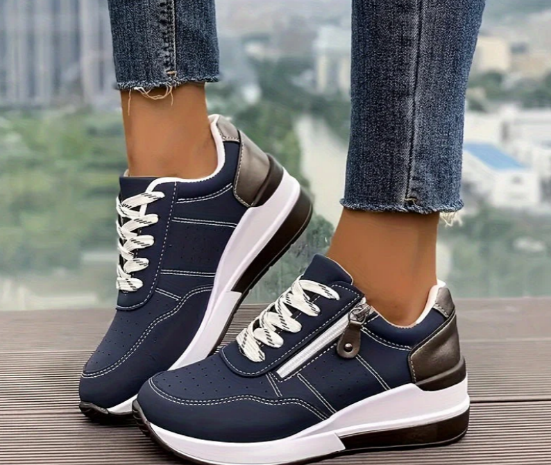 Nabalu Rowan | Comfort Zip Lace Orthopedic Sneakers