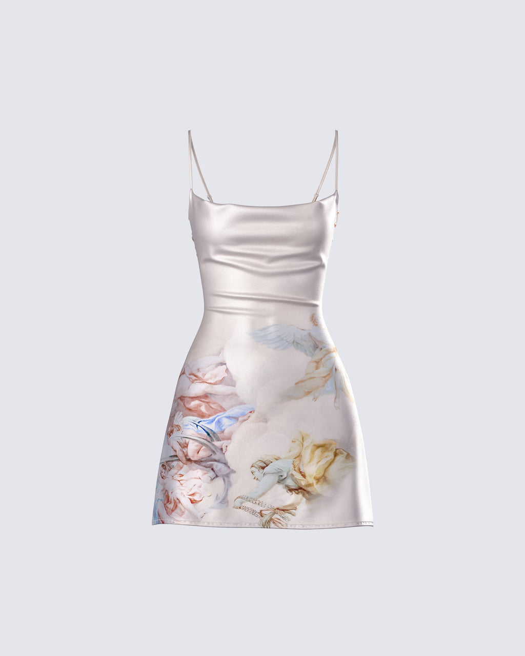 Melody Renaissance Print Mini Dress