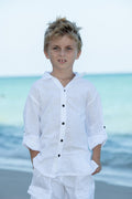 Cotton Natural Boy’s Harbor Shirt