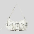 Mermaid Way Ravix Rivet Multi-Zipper Shoulder Bag
