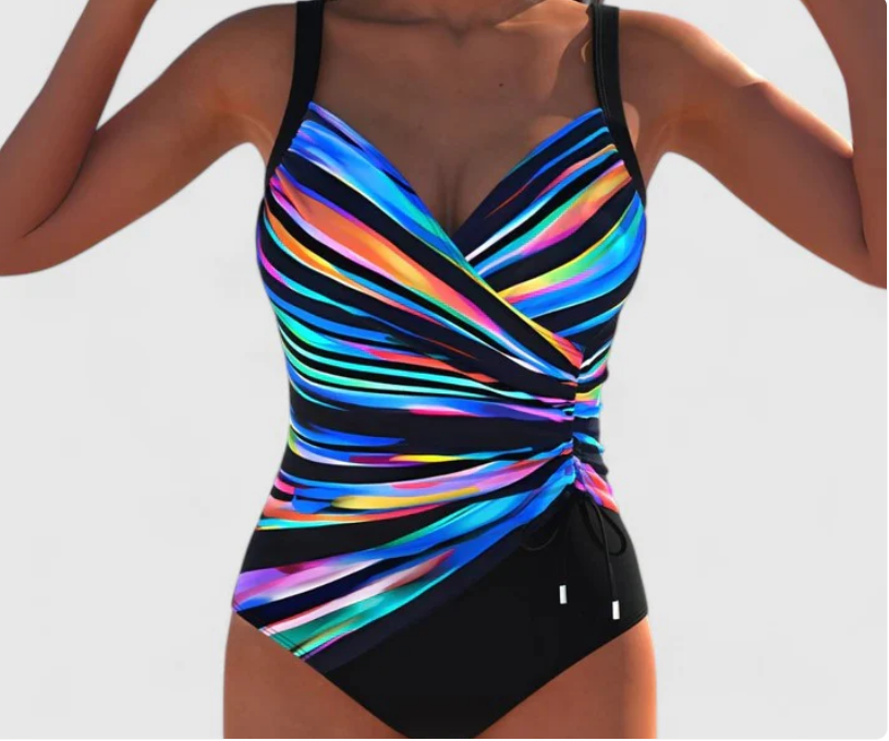 Nabalu Solviera | Women’s Wrap-Front One-Piece Swimwear