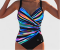 Nabalu Solviera | Women’s Wrap-Front One-Piece Swimwear