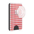 PopSockets Red Gingham - MagSafe PopWallet+