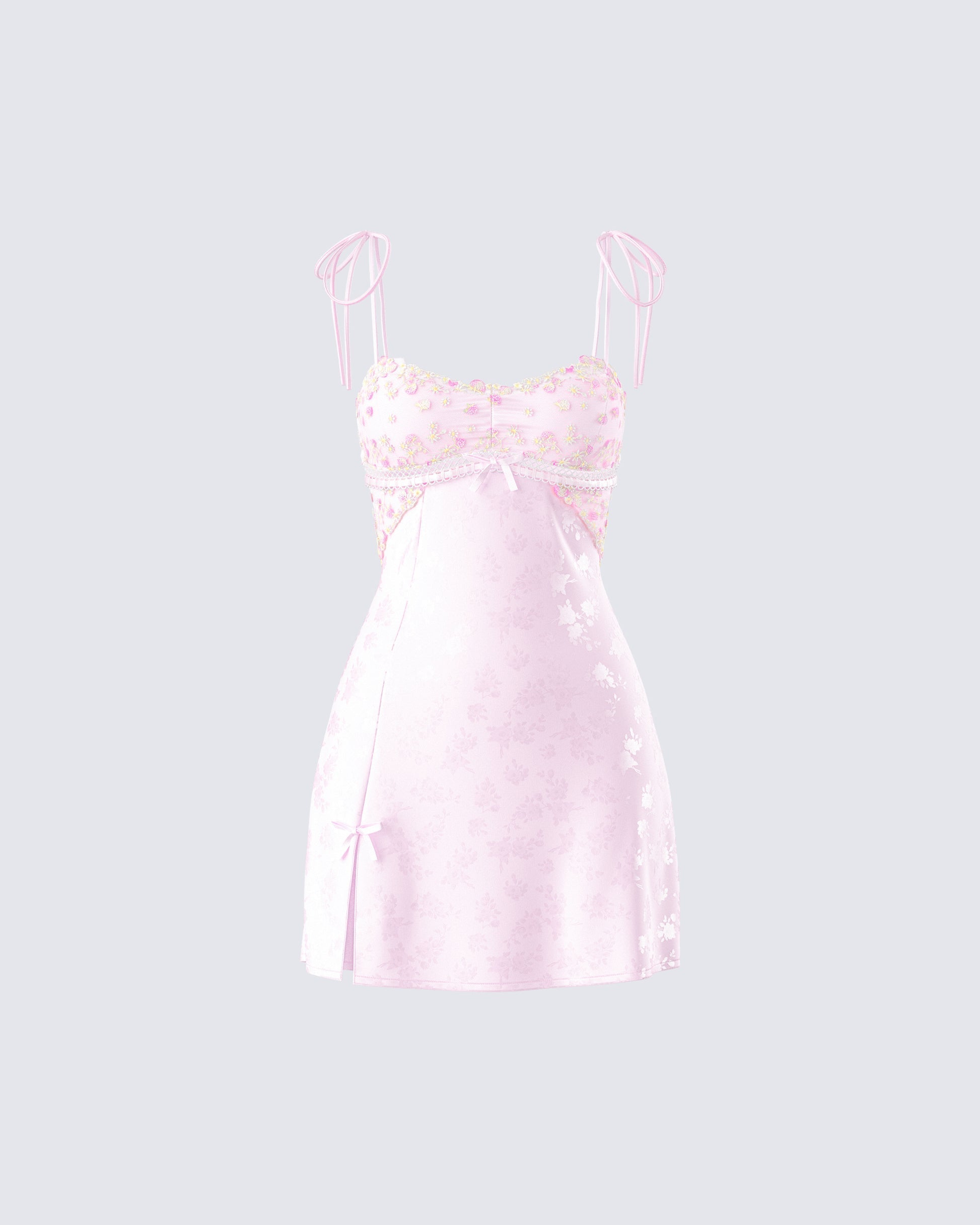 Lottie Pink Mini Slip Dress