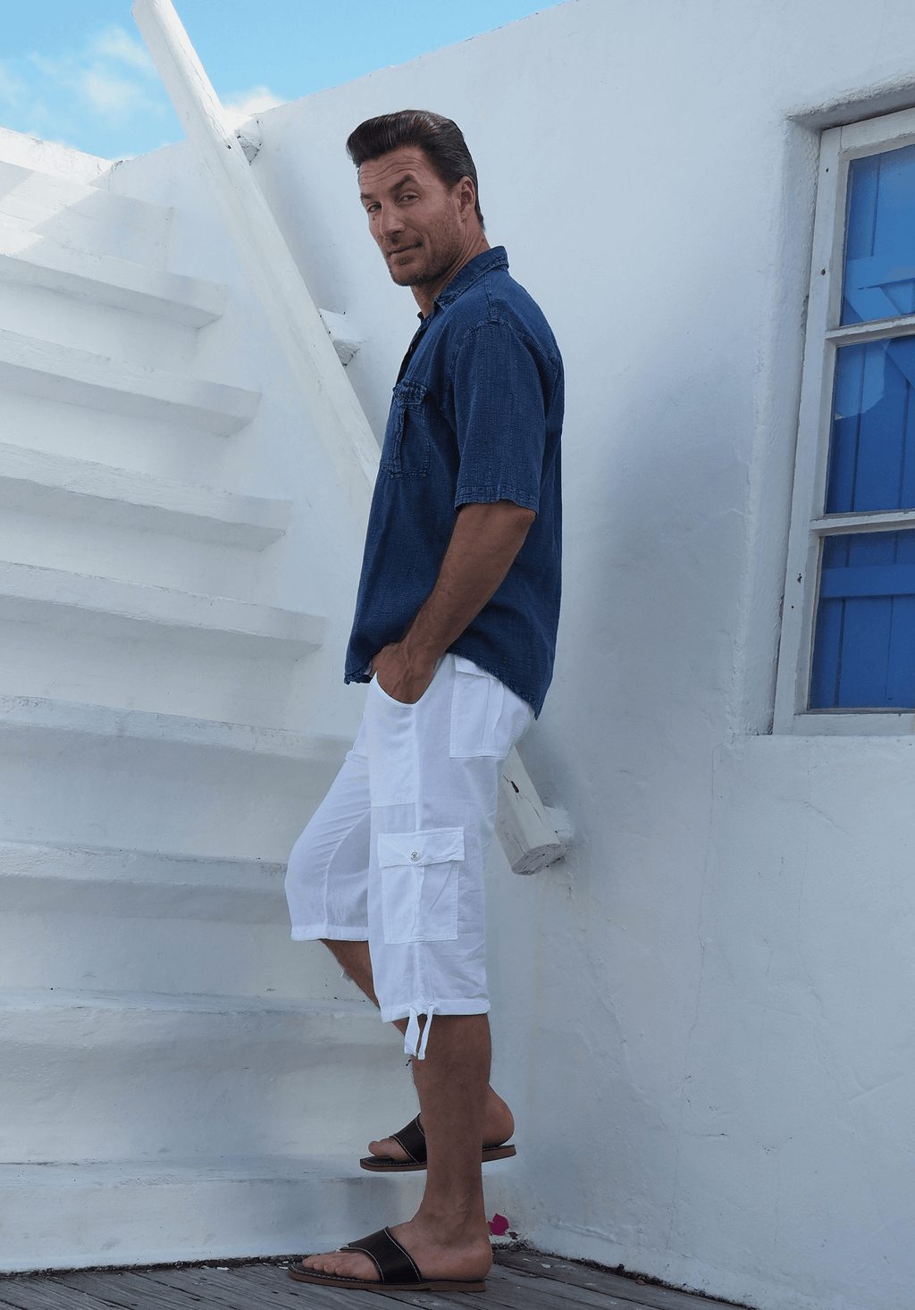 Cotton Natural Men's St. John Shorts