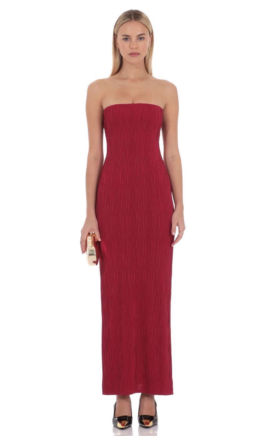 Lucy In The Sky Aurelia Strapless Maxi Dress