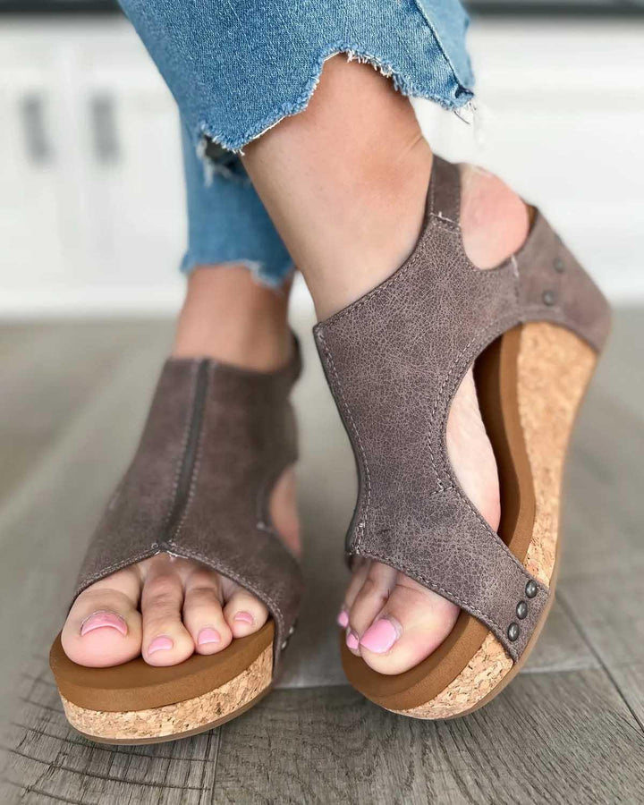 Harper & Lane Madeline - Vegan Wedge Sandals