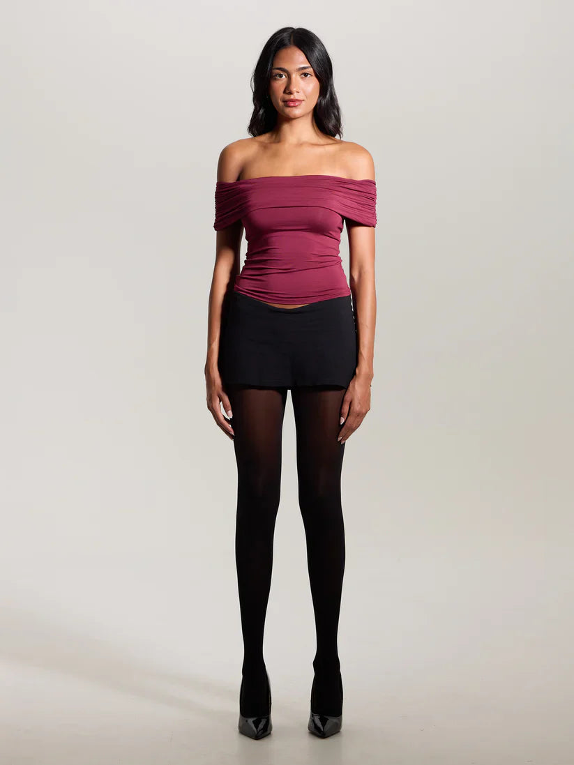 Klassy Fold Over Short Sleeve