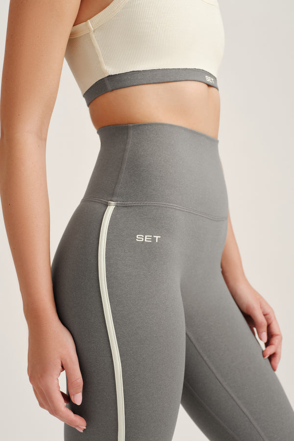 Set Active sporty stripe leggings