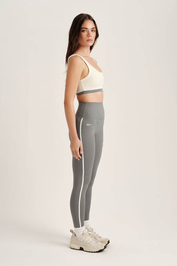 Set Active sporty stripe leggings