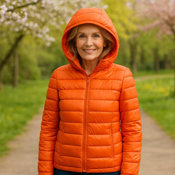 Nabalu Women’s Quilted Jacket – Zip-Front Long Sleeve Outerwear