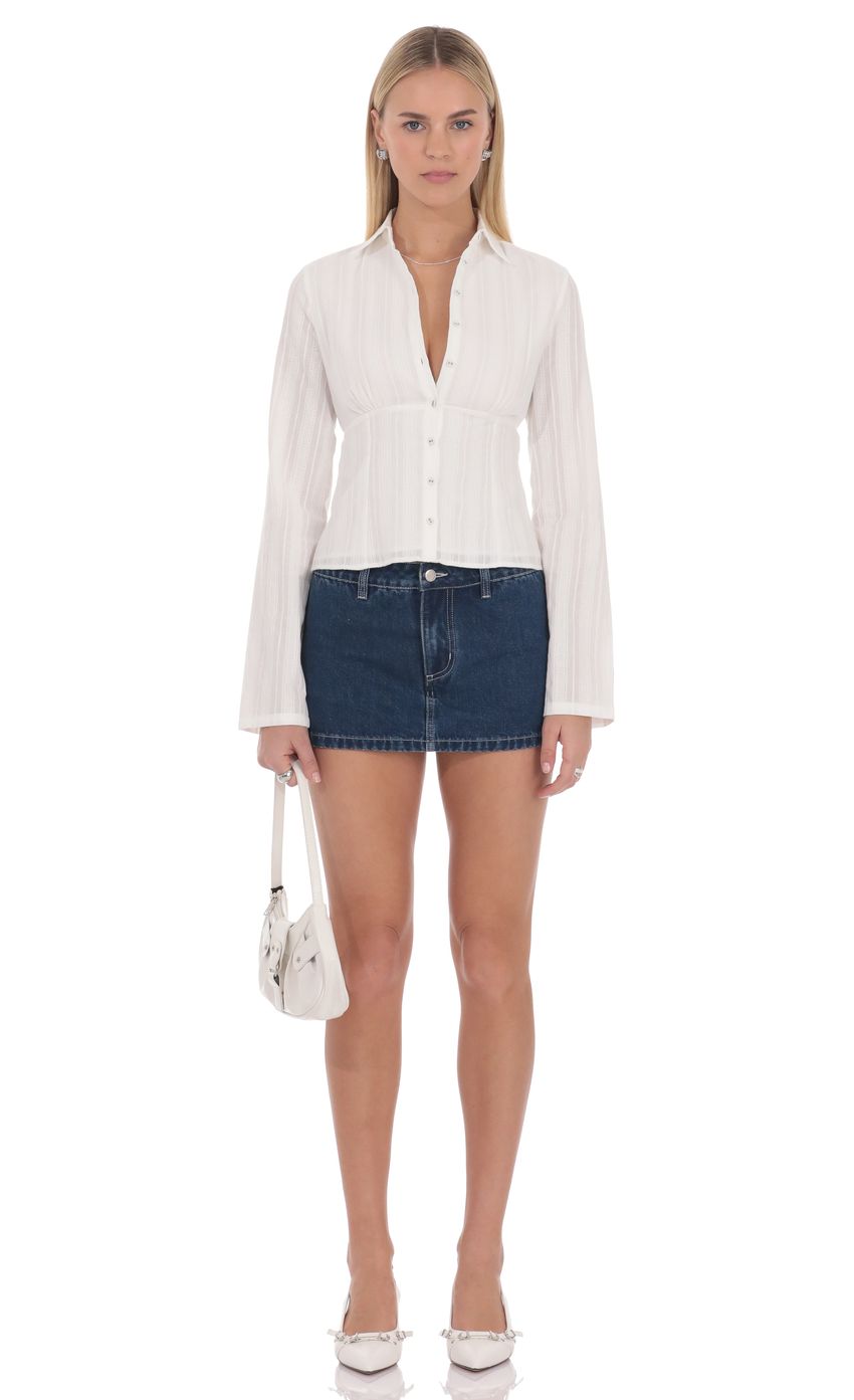 Lucy In The Sky Mila Button Front Top