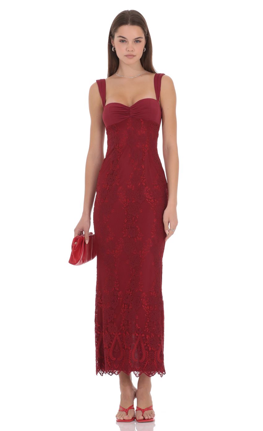 Lucy In The Sky Valen Lace Maxi Dress