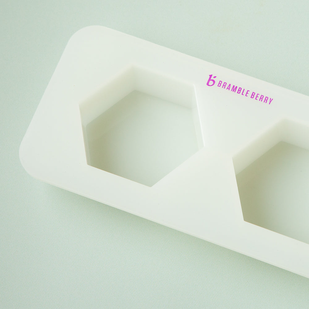 Bramble Berry 2 Cavity Silicone Hexagon Mold