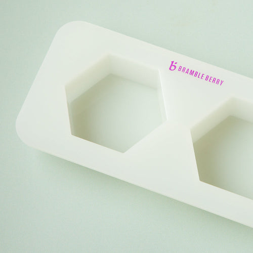 Bramble Berry 2 Cavity Silicone Hexagon Mold