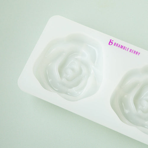 Bramble Berry 2 Cavity Silicone Rose Mold