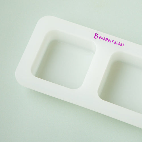 Bramble Berry 2 Cavity Silicone Square Mold - 1 Mold