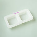 Bramble Berry 2 Cavity Silicone Square Mold - 1 Mold