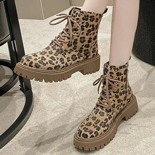 Harper & Lane Mia - Leopard Print Boots