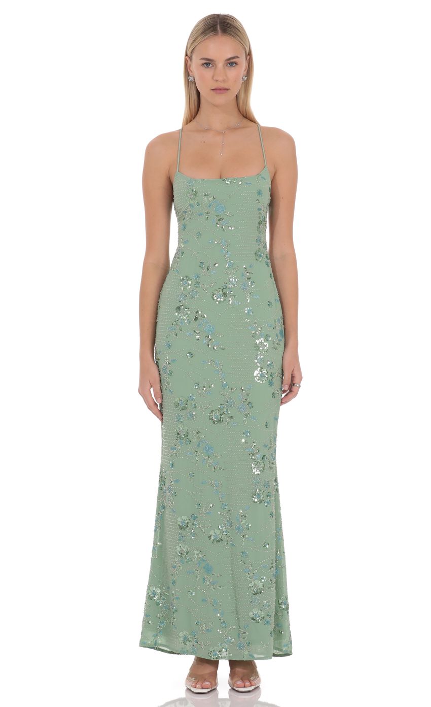 Lucy In The Sky Lilia Embellished Maxi Dress