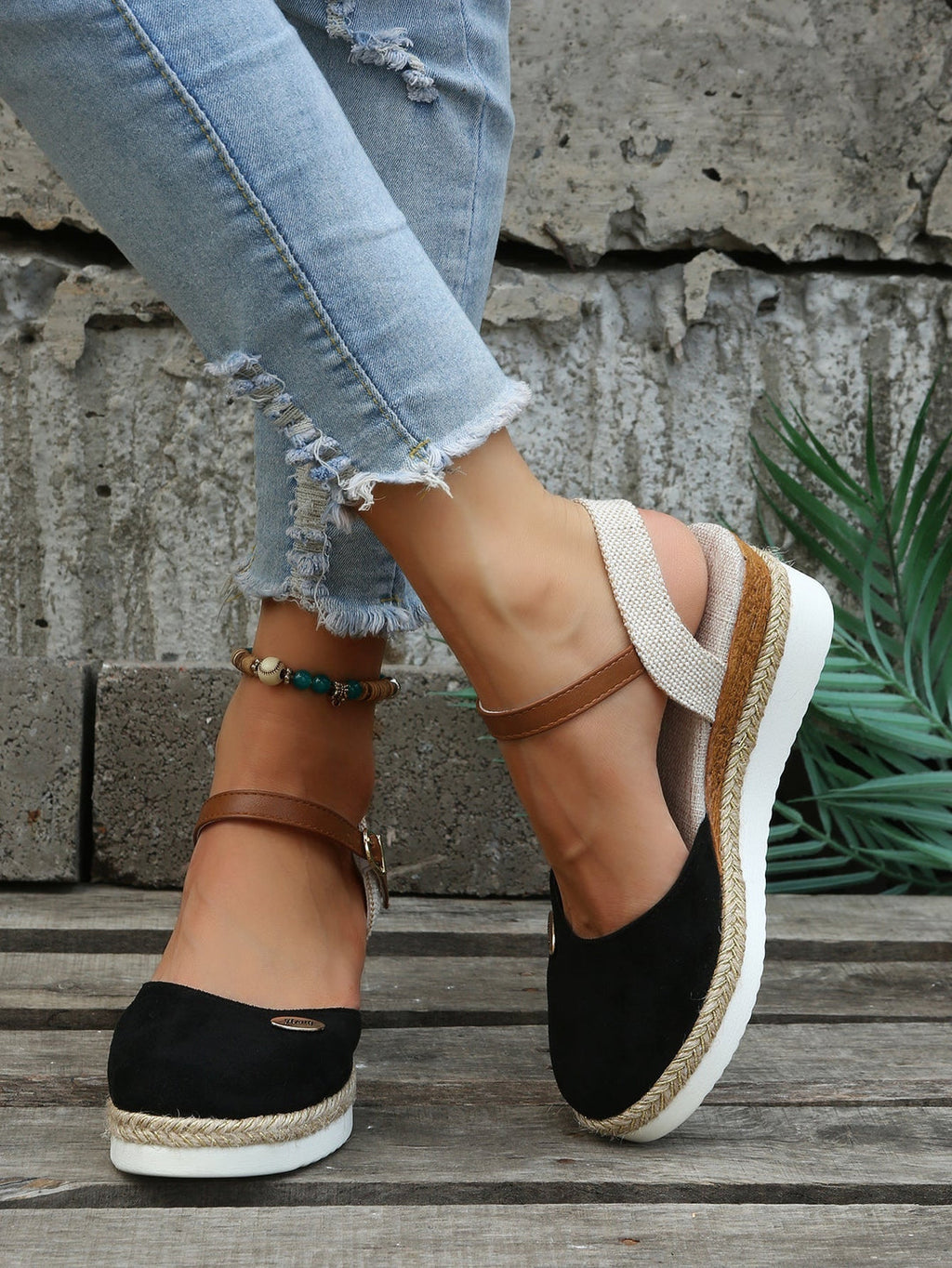 Harper & Lane Lillian - Closed-Toe Platform Espadrilles