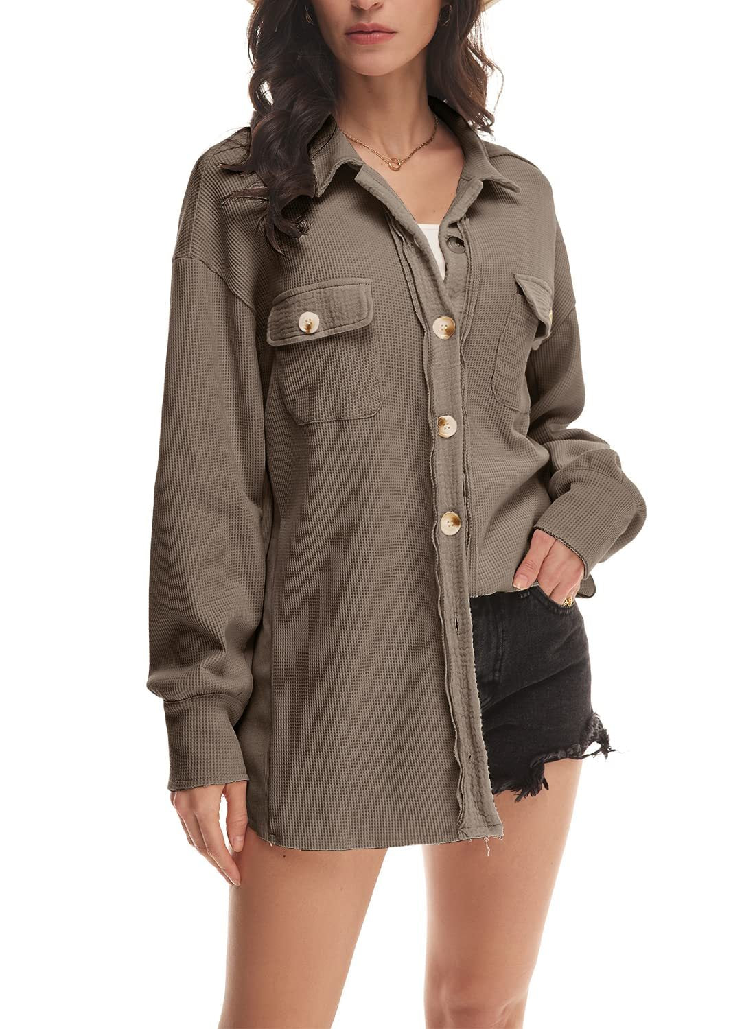 Nabalu Arvessae | Women’s Button-Front Utility Summer Jacket