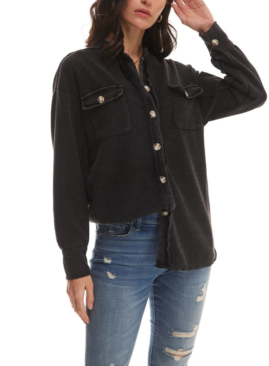 Nabalu Arvessae | Women’s Button-Front Utility Summer Jacket