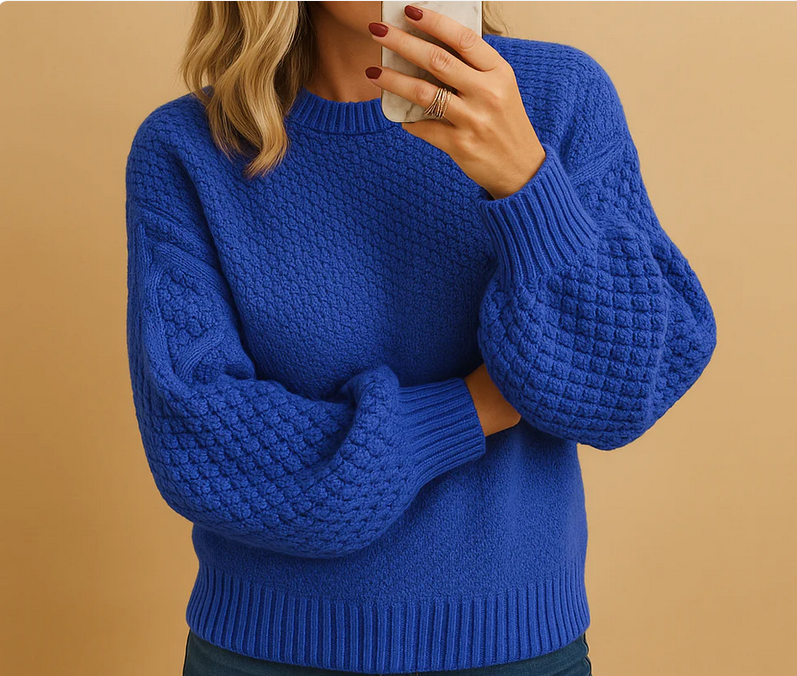 Nabalu Women’s Cozy Textured Knit Sweater