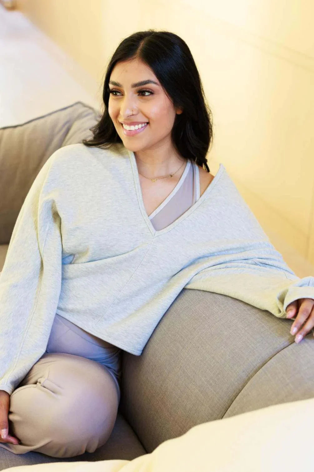 Simple Wishes Aspen Fleece Nursing Pullover