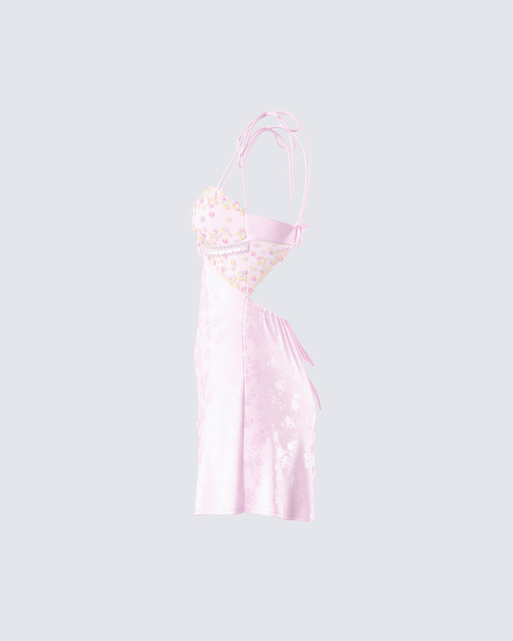 Lottie Pink Mini Slip Dress