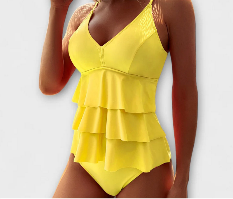 Nabalu Solenne | Women’s Ruffle One Piece Swimsuit