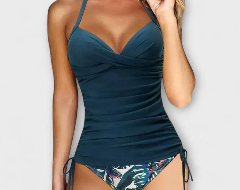 Nabalu Karessa | Women’s Ruched Tankini Swimsuit