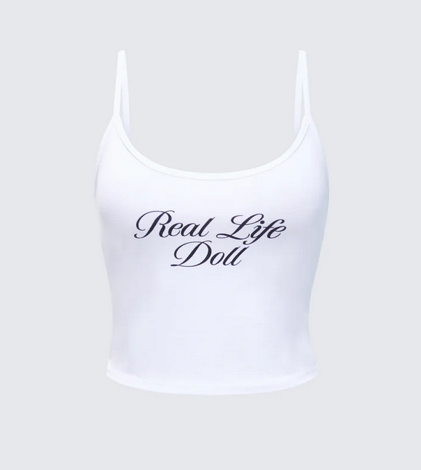 Finesse Atara Slogan Cami Top
