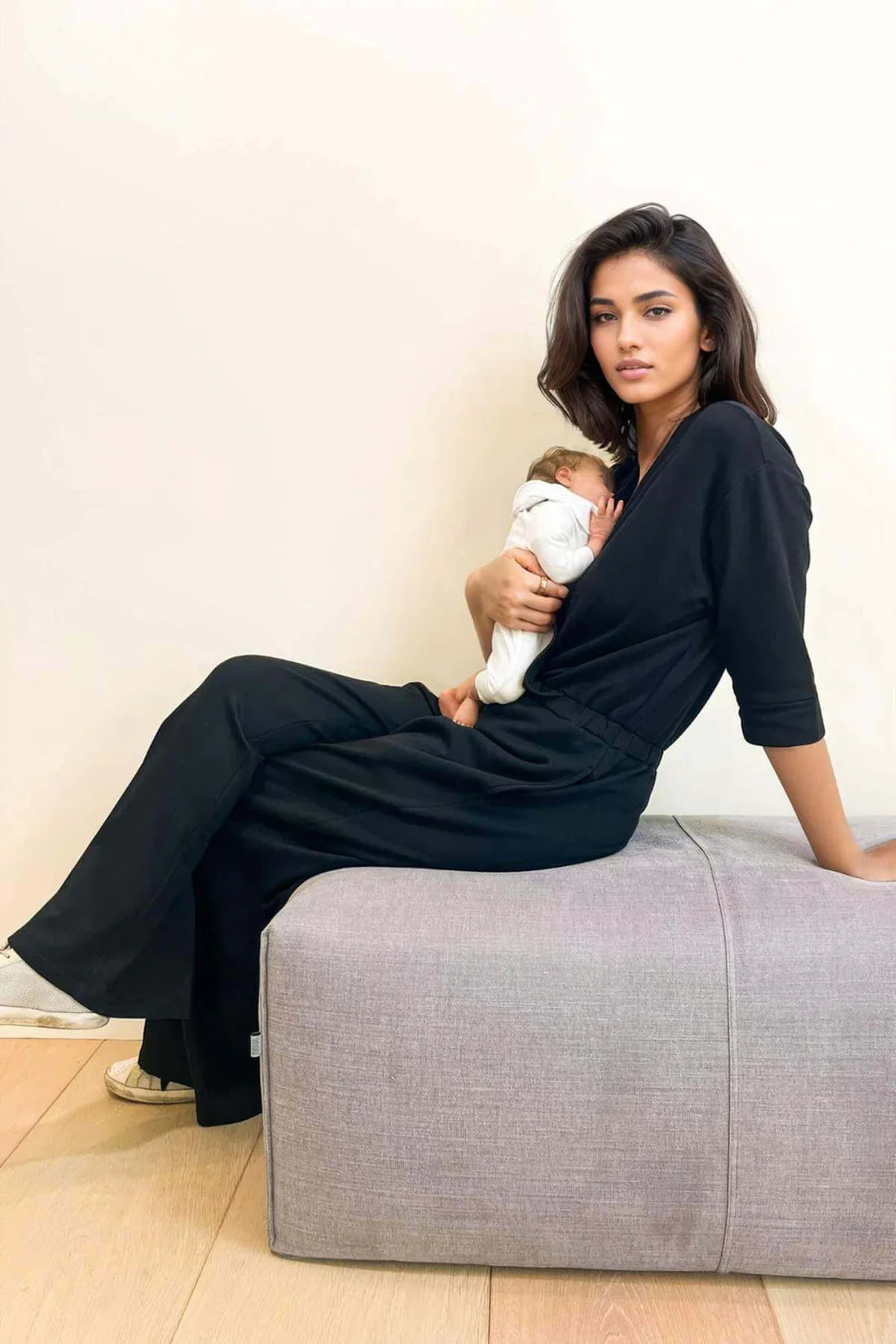 Simple Wishes Megan Fleece Nursing Jumpsuit
