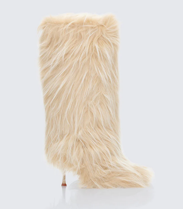 Finesse Kendall Fur XXL Yetti Heeled Boot