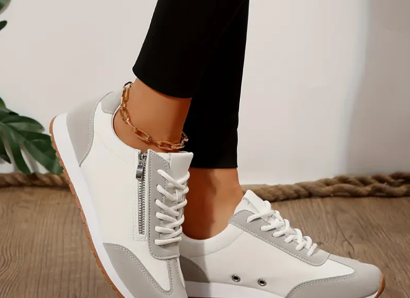 Nabalu Arvella | Women’s Orthopedic Sneakers with Side Zipper