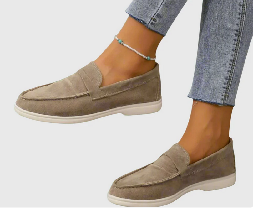 Nabalu Women’s Orthopedic Slip-On Loafers – Lightweight Supportive Walking Shoes