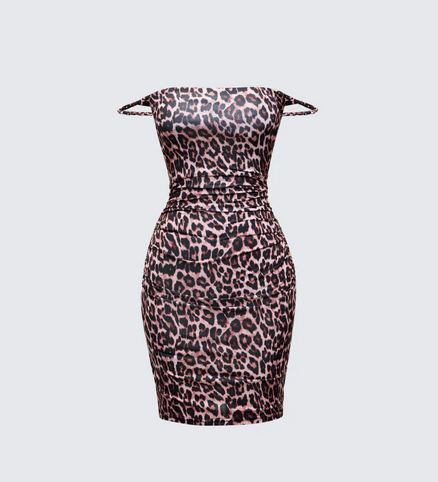 Finesse Lois Twist Strap Mini Dress