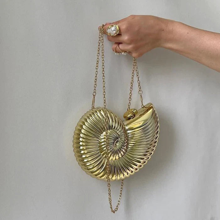 Mermaid Way Helix Conch Shape Bag