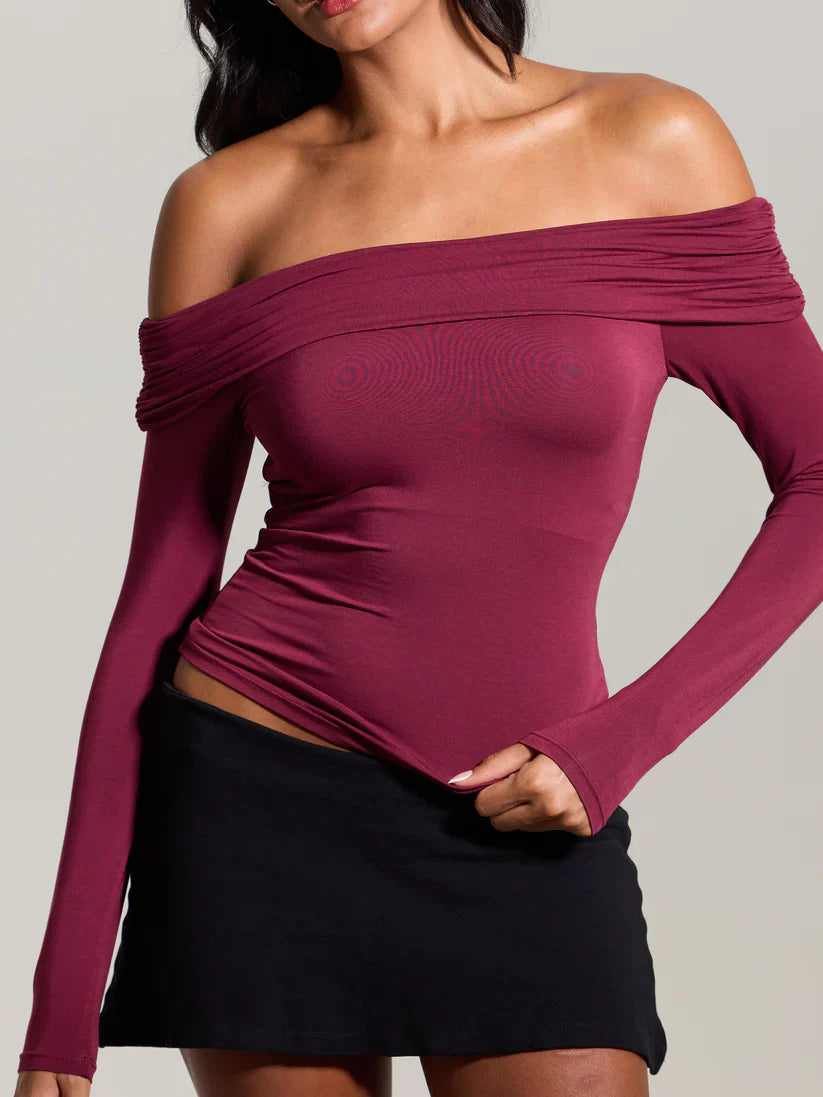 Klassy Fold Over Long Sleeve
