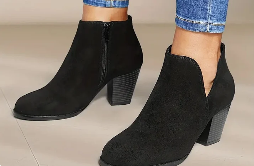 Nabalu Blair | Classic Block Heel Ankle Boots
