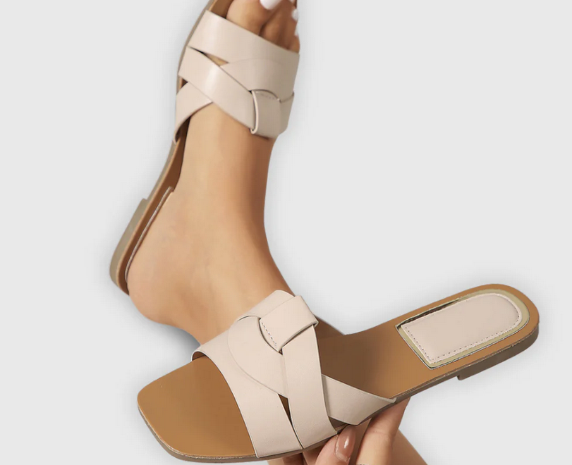 Nabalu Jordan | Comfortable Summer Slide Sandals with Cross Straps