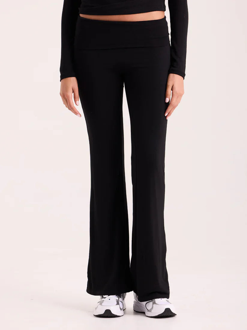 Klassy Fold Over Flare Pant