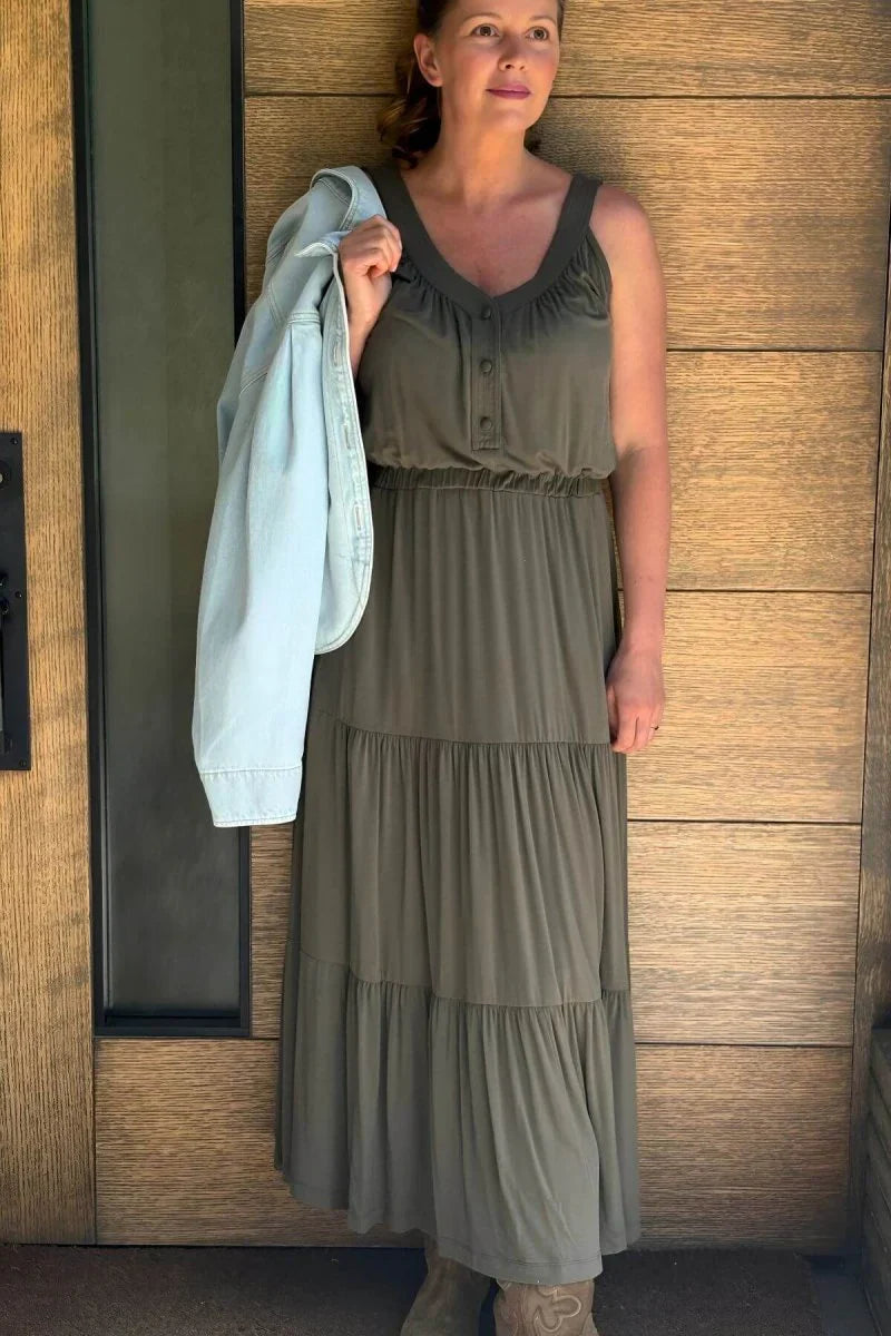 Simple Wishes Lark Maternity & Nursing Maxi Dress