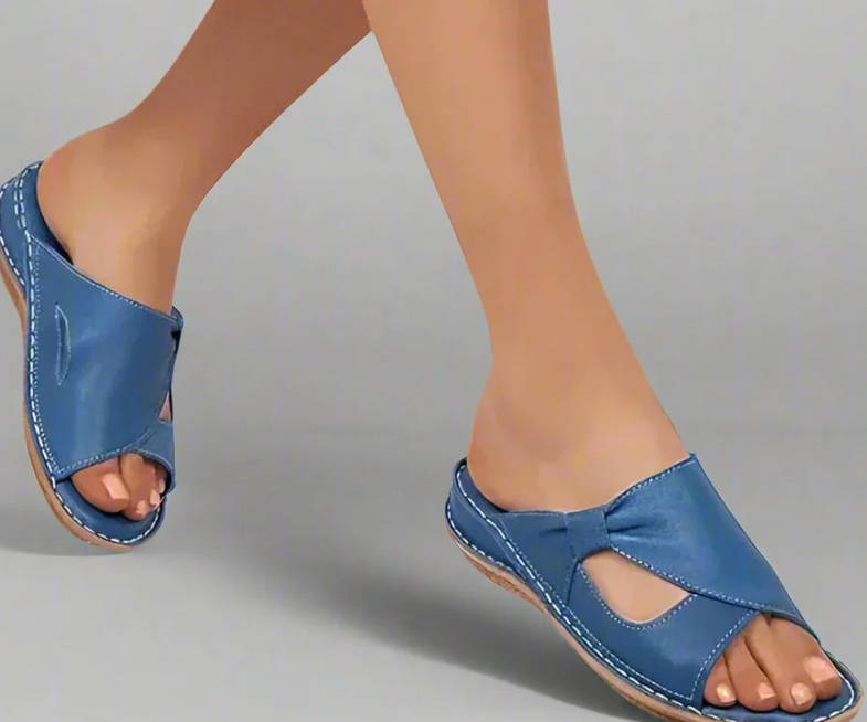 Nabalu Velnarae | Women’s Slip-On Slides with Cut-Out Detail