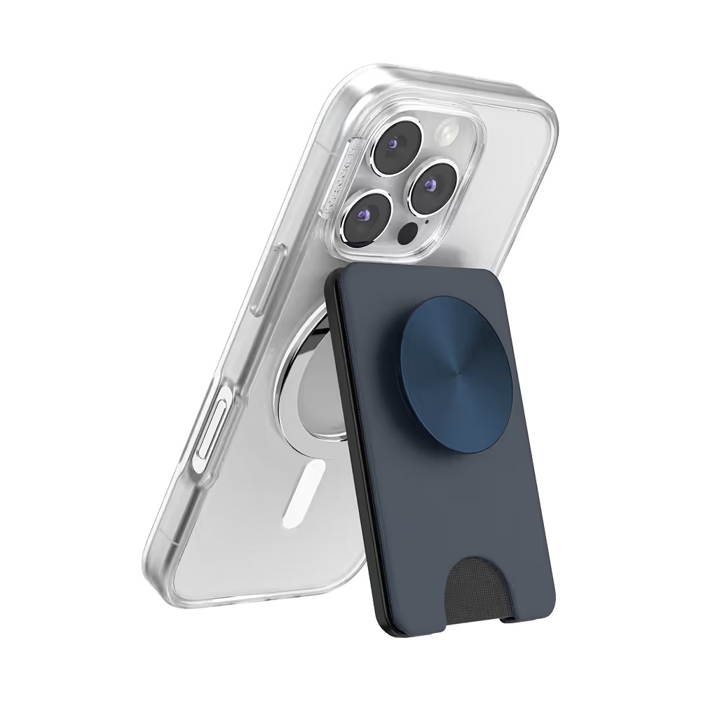 PopSockets Black - MagSafe Kick-Out PopWallet+ & Stand