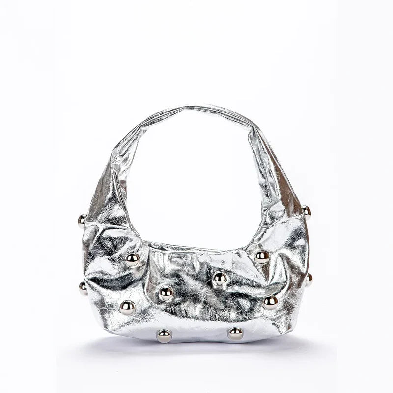 Mermaid Way Orvia Rivet Cloud Shoulder Bag